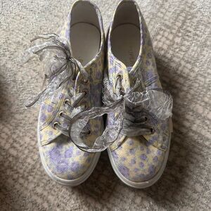 Love Shack Fancy Superga Colab Purple Rain Platform Sneakers